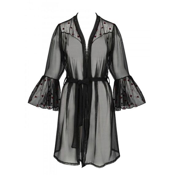 Повітряний пеньюар LOVELIA PEIGNOIR black - Passion, L/XL | Зображення 4