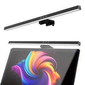 Светодиодное Освещение для Компьютерного Экрана, Питание от USB, Сенсорный Управляющий Переключатель, Три Регу