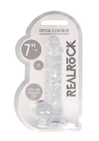 Фалоімітатор - Realrock Dildo 7" Transparent sexstyle