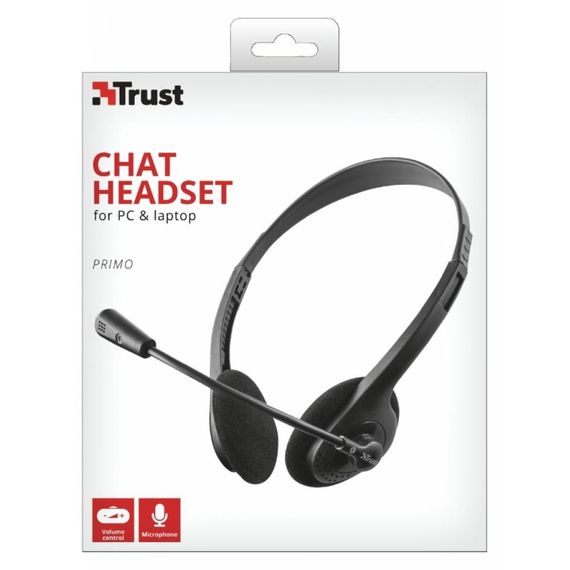 Навушники Trust Primo Chat 3.5mm BLACK (21665) | Зображення 7