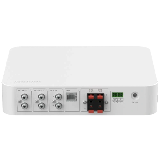 Hikvision DS-QAE1A80G1-VB/EU(B) 80 Вт Мережевий підсилювач - Системи озвучування та оповіщення | Зображення 1