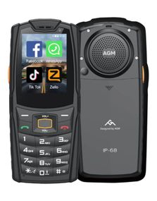 Кнопковий телефон AGM M7 Pro 2/16Gb Black (Клавіатура з кирилицею)