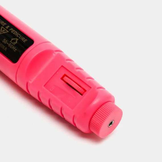 Портативна фрезер-ручка для манікюру 20000 об/хв + 6 фрез, Рожевий / Машинка для апаратного манікюру | Зображення 3