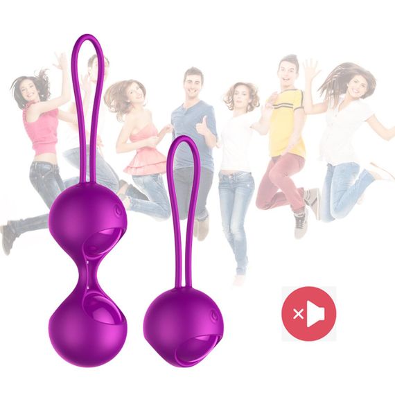 Вагінальні кульки Vibrating Silicone Kegel Balls Set USB 10 Function / Remote control Sex Aura | Зображення 4