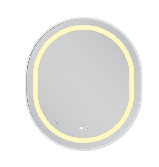 Дзеркало Mixxus Premium ELLIPSE MV05-80x70-REVERSE WHITE (LED Touch, Anti-fog (3-6kK)) (MP6645) | Зображення 2