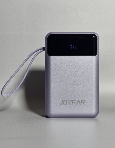Повербанк JOYFAR Power Bank 30000mAh 65W з вбудованими кабелями | Зображення 6