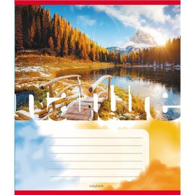 Зошит загальний "Природа" 060-610048K-2 в клітинку, 60 аркушів