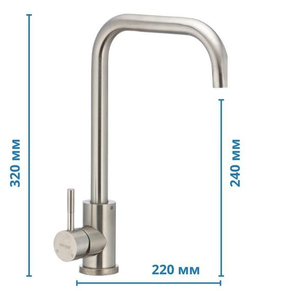 Кухонний змішувач Mixxus SUS 011-G (SS2794) | Зображення 1