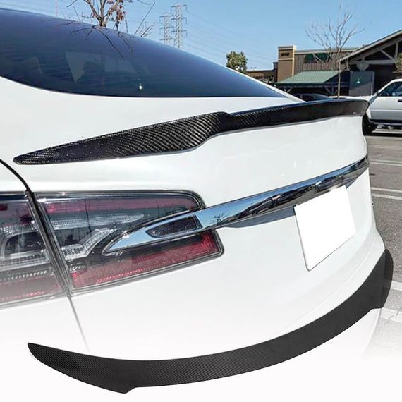 Карбоновый спойлер V5 (2012-2022) для Tesla Model S 2016- гг
