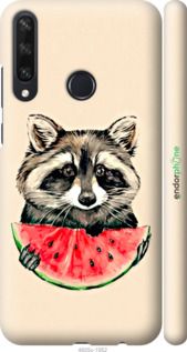 Чохол на Huawei Y6p Єнотик з кавуном "4605m-1952-2448"