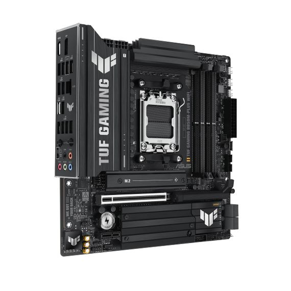 Материнcька плата ASUS TUF GAMING B850M-PLUS WIFI sAM5 B850 4xDDR5 M.2 HDMI DP Wi-Fi BT mATX 90MB1IY0-M0EAY0 | Зображення 2