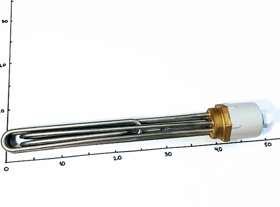 Блок ТЭНов 15000w с резьбой 2" петлевой Kawai | Зображення 1