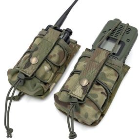 Подсумок под рацию Cordura 500D Мультикам (multicam) Molle чехол держатель для рации
