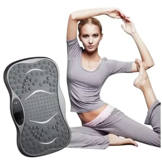 Тренажер с виброплатформой для снижения веса - Фитнес-платформа с петлями эспандерами  AND LY-761 | Зображення 1