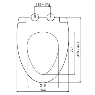 Сидіння для унітазу NKP Mole з кришкою і функцією мікроліфта 0415 | Зображення 1