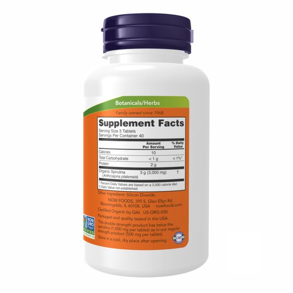 Spirulina 1000 mg - 120 tabs | Зображення 1