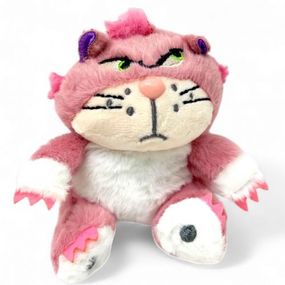 Мягкая игрушка-брелок "Кот", 12 см (РОЗОВЫЙ)