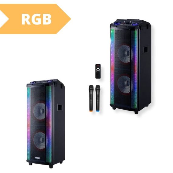 Активная акустическая система XPRO-TD1070 c пультом и микрофоном черный (MER-15692_8944) | Зображення 1