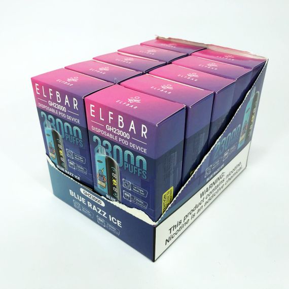 ELF BAR GH 23000 5%. Синя малина (Blue Razz Ice) | Зображення 6