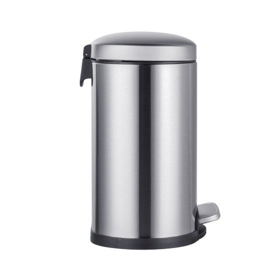 Відро для сміття Mixxus Premium Topper-TC0205 SS Color з плавним закриттям овальне, 5 л, нержавійка (MI7059) | Зображення 1