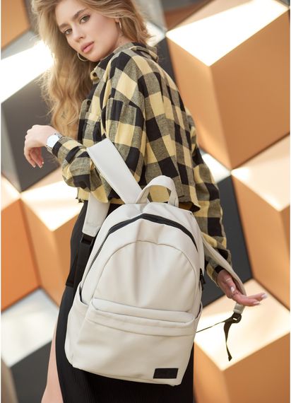 Жіночий рюкзак Sambag ZARD LST сірий 46 х 28 х 13 см (25018030) | Зображення 6