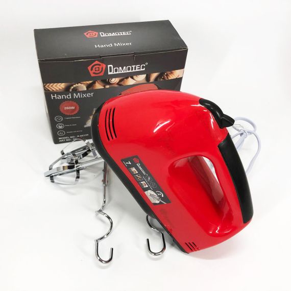 Кухонний ручний міксер хороший DOMOTEC, Міксер двованчиковий побутовий блендер ручний BZ-98 | Зображення 5