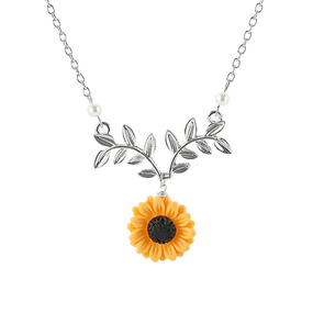 Ожерелье SV Sunflower, Серебристый