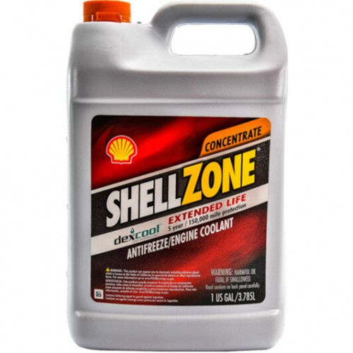 SHELLZONE Dex-Cool Антифриз червоний (-80) 3.785л.