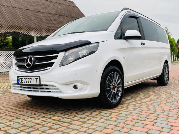 Дефлектор капоту (EuroCap) для Mercedes Vito / V W447 2014-2024 рр | Зображення 2