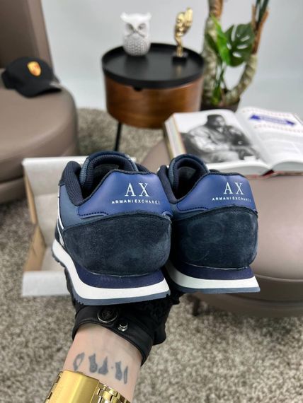 Чоловічі кросівки Exchange AX Dark Navy замша , текстиль , В'єтнам | Зображення 2