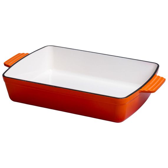 Форма для запікання чавунна 3 л, помаранчевий Yiwu HP-FLG-16 ORANGE | Зображення 4