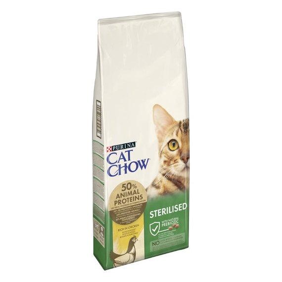Сухой корм Purina Cat Chow Sterilised для взрослых стерилизованных котов с курицей 15кг | Зображення 1