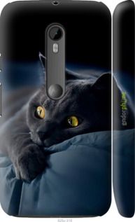 Чохол на Motorola Moto G3 Димчастий кіт "825m-318-2448"