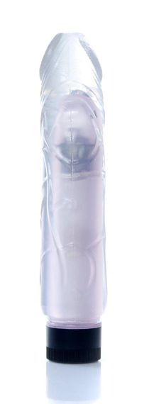 Вібратор Boss Series - Juicy Jelly Multispeed Clear, (довжина 22 см, діаметр 4 см) BS6700076 Sex Aura | Зображення 4