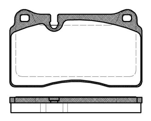 Колодки передні гальмівні VW Touareg 3.0-6.0 02-, WOKING (P1300330) | Зображення 3