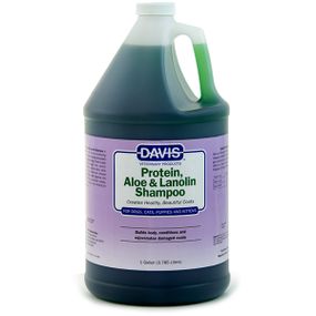 Шампунь с ланолином для питания шерсти собак и котов Davis Protein & Aloe & Lanolin 3.79 л