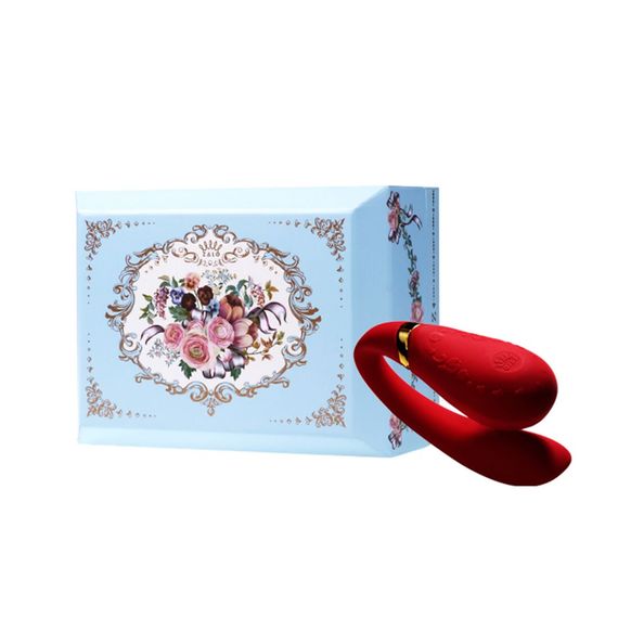 Смартвібратор для пар Zalo — Fanfan Bright Red | Зображення 9