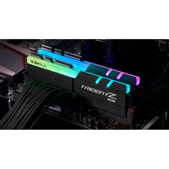 Модуль пам'яті для комп'ютера DDR4 16GB (2x8GB) 4400 MHz Trident Z RGB G.Skill (F4-4400C18D-16GTZRC) | Зображення 4