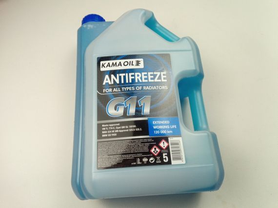 Антифриз G11 KAMA OIL А-40 (синій) 5 кг. | Зображення 2