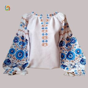 Рубашка Украинская вышиванка 221210 цвет белый размер XXL