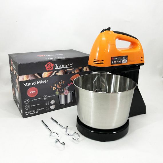 Миксер ручной для смешивания и взбивания Domotec R6637O 250 W, Миксер для приготовления тортов и кремов CM-36 | Зображення 9