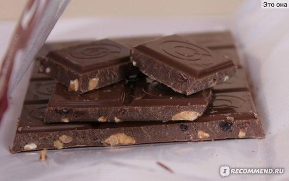 Молочный шоколад с орехами и изюмом Alpinella Bakaliowa Польша, 90 г | Зображення 1