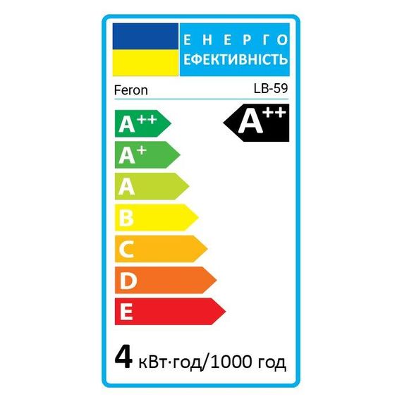 Світлодіодна лампа Feron Filament LB-59 4Вт E14 2700K свічка на вітрі | Зображення 1