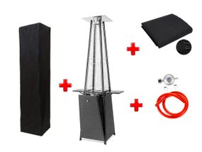 Газовий обігрівач Pyramid Black Rattan GRILLI 777418 Код: 012836