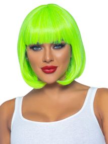 Перука Leg Avenue 12″ Neon short bob wig Neon Green Sex Aura