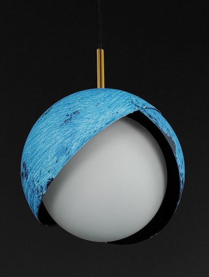 Люстра підвісна на 1 лампочку 27707 Латунь 30-180х15х15 см. | Зображення 4