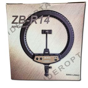 Кільцева LED лампа ZB-R14-1 з кріпленням для телефону 220V 35 см (ZB-R14_1427)