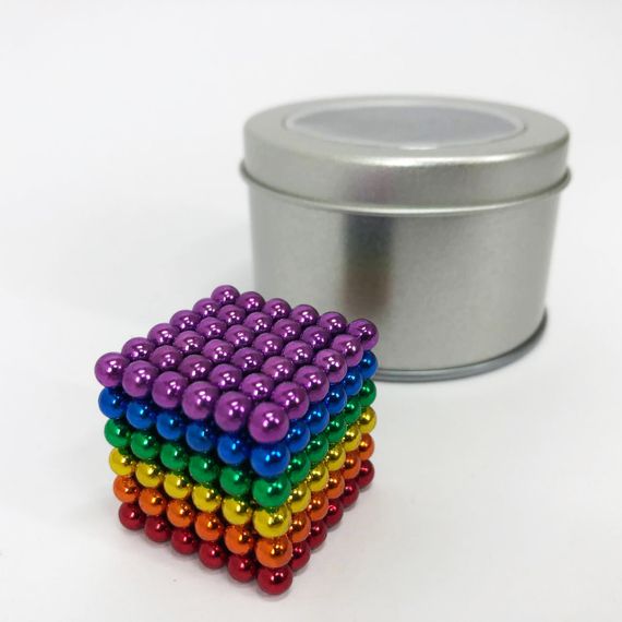 Головоломка магнитные шарики NeoCube, Магнитный кубик NEOCUBE, Магнитный конструктор из шариков Нео Куб XV-97 | Зображення 2