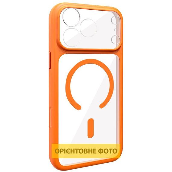 Чохол TPU GETMAN Moon Clear with MagSafe для Apple iPhone 17 Air (6.5") Orange