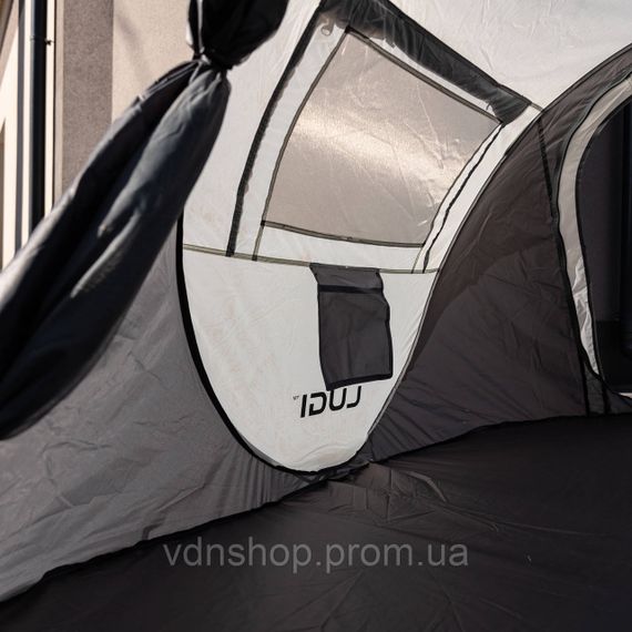 Намет туристичний 245×145×100 (см) кемпінговий для риболовлі 2 х місний Сірий LU-030BE | Зображення 5